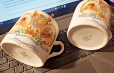 2  King George V & Queen Mary Coronation Mug June 22nd 1911 Grimwades & Winton