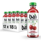 Bai Antioxidant Water, Zambia Bing Cherry, 18oz Bottles, 12 Pack