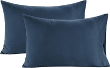 100 Organic Cotton Pillow Cases Standard Size Set of 2 20"X26" - Cotton Pillo