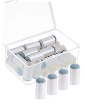 Gejoy 24 Pcs 12 Slip on Pool Cue Tips Billiard Cue Tips Slip on Cue Tip 13 mm