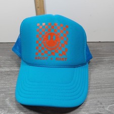 Vintage Ascot + Hart Checkered Smiley Face Ca...