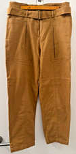 Banana Republic Camel High-Rise Tapered Belted Utility Pleated Pants - Size 8