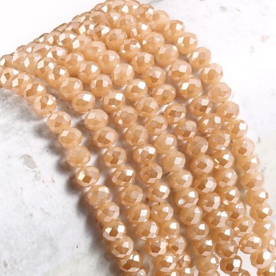 Multicolor Crystal Glass Beads 3/4/6/8mm Faceted Round Loose Beads DIY Jewelry