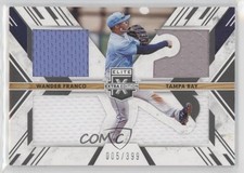 2019 Panini Elite Extra Edition Triple Silhouettes Black /399 Wander Franco 0vf5