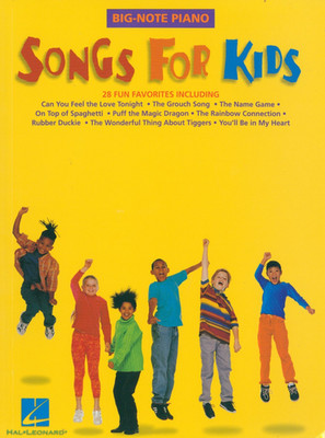 Songs For Kids Big Note Piano Voice Guitar 2001 Name Game It's A Small World