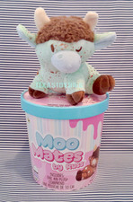 Moo Mates By Russ -Mint Chip Monica- 4" Mini Highland Cow Plush ---READ---