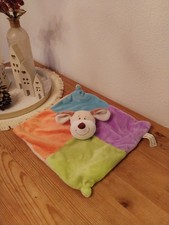 Eddy Toys Schmusetuch Hund Kuscheltuch bunt Schnuffeltuch Happy Hippo