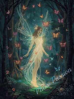 Poster Fee Fee ailes Feeriques Fantasy Illustration Kunstdruck A4 (2851)