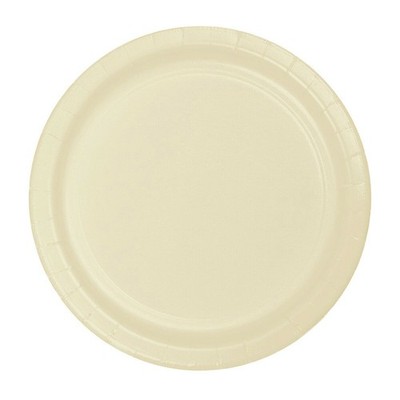 CEG Paper Lunch Plates, Ivory (79161B)