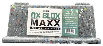 RV Trailer Jack OX BLOX MAXX Block Stable Secure Leveling USA 9.25 x 9.25 x 4.0