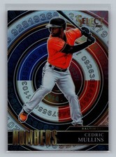 Cedric Mullins 2022 Panini Select NUMBERS HOLO SN12 Baseball Card Orioles