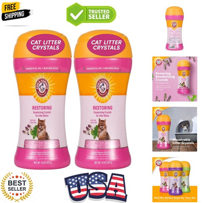 #ad Restoring Cat Litter Box Deodorizing Crystals Litter Deodorizer Additive to ... $21.59
