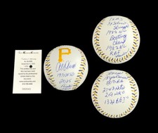 Al Oliver Signed Autographed Pirates Logo ROMLB Baseball Pittsburgh Pirates COA