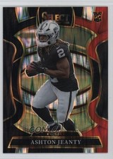 2025 Panini Select Concourse Black & Red Shock Prizm Ashton Jeanty #4 Rookie RC