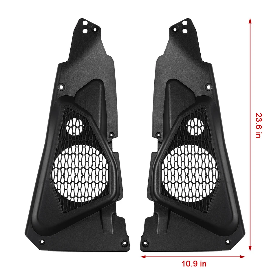 For Polaris RZR XP 4 1000 / 900 6.5" Front Door Speaker Pods Panel 2014-2022 - Image 2 of 4
