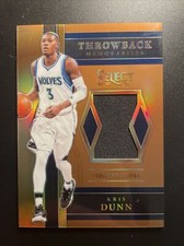 2017-18 Panini Select Kris Dunn Throwback Memorabilia Copper Prizm /49 #TM-KDN⚡️