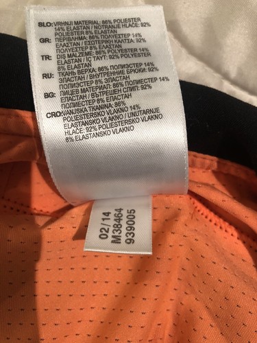 Adidas Womens Medium Black With Orange Accent Twnnis Skort ClimaLite - Picture 7 of 7