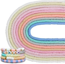 3600 PCS 10 Strands Clay Beads Polymer Clay Beads for Jewelry Making, Dream