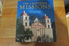 The California Missions~History, Art,and Preservation~Hardback~9780892 Brand New