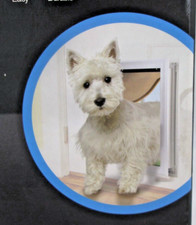 Dog Door Pure Aluminum Single Flap Small Dog