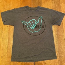 Ho Brah Dark Gray Short Sleeve Men's Medium T-Shirt by Local Motion