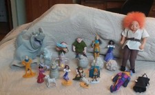 Large Lot Of Disney Hunchback Of Notre Dame Toy Figures Burger King Cake Toppers