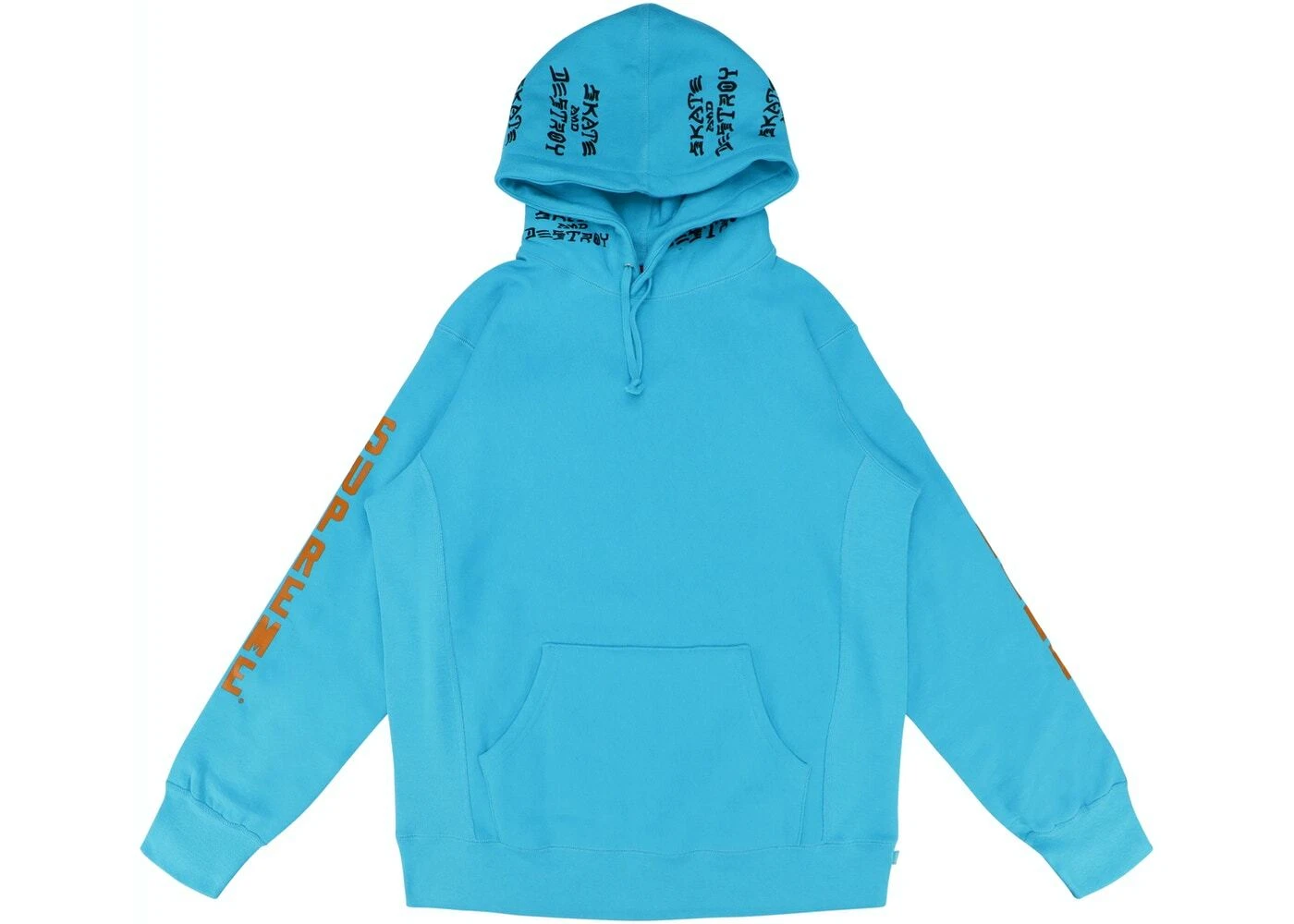 Sweat shirt à capuche Supreme Thrasher Light Aqua Medium S/S 17