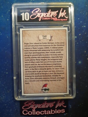 Roger Dorn / Corbin Bernsen Custom Card - Major League Movie w
