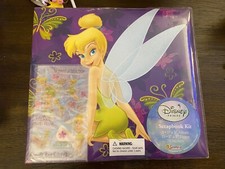 DISNEY FAIRIES TINKER BELL SCRAPBOOK KIT 8' X 8' - Brand New