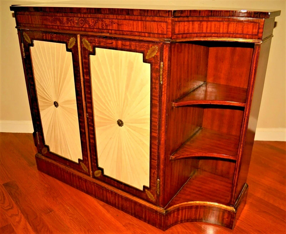 MAITLAND SMITH винтажный атласной деревянный сервант инкрустированный комод шкаф комод сундук - Изображение 3 из 4