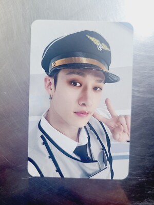 Stray Kids Bangchan Fotokarte ''PILOT'' K-POP Konzert MD _ Offizieller JYP POB