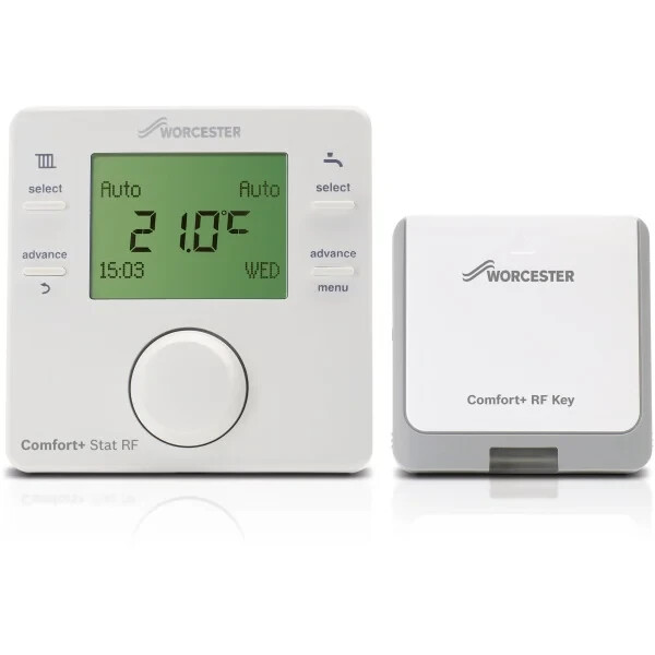 Worcester Greenstar Comfort+ II RF Programmable Thermostat u0026 Receiver for  sale online | eBay