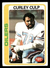 Curley Culp 1978 Topps  Card #67 Houston Oilers