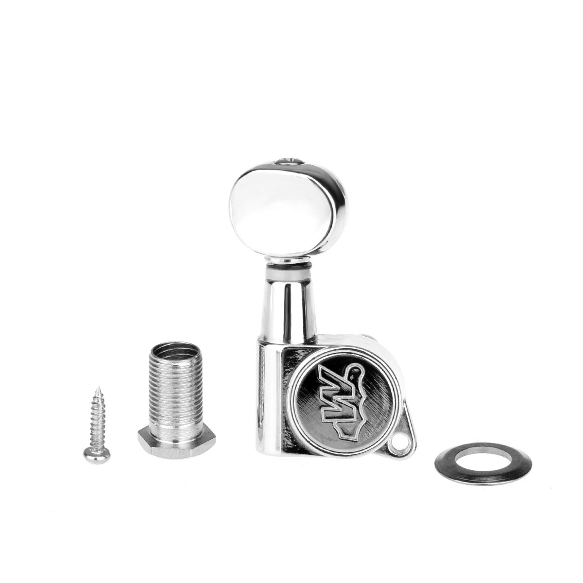 Wilkinson Chrome 6 Inline EZLOK Guitar Machine Head Tuning For Fender