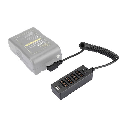 CAMVATE D-tap To 3P×4 Female Port\u0026USB 