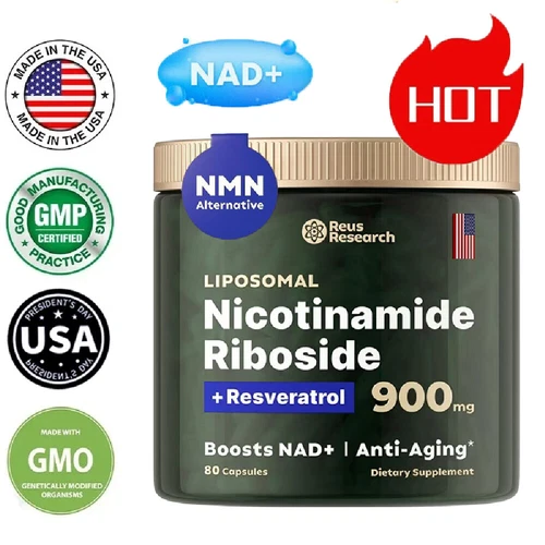 NAD+ nicotinamide 900mg Supplement Caps for Skin Aging Support Energy and Focus - Picture 7 of 9