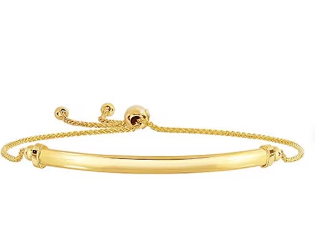 Gold bar 2024 bolo bracelet