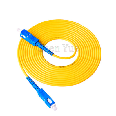 30M SC UPC to SC UPC Simplex 3.0mm PVC Single Mode Fiber Patch Cord Cable Jumper