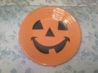 Homer Laughlin Fiesta Ware Tangerine Luncheon Plate 9"