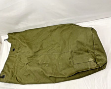 VINTAGE MILITARY ISSUE CANVAS DUFFLE BAG EQUIPMENT SEA BAG USA MADE