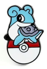 Pokemon Lapras Pokeball Custom Enamel Pin Brooch Nintendo Anime