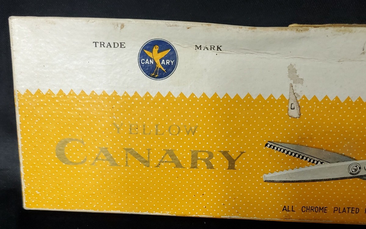 ことり　手5.4 Vintage Japan Yellow Canary Chrome Plated 8