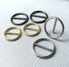 PAIR Nipple Hoop Swinging Clicker Rings ASTM F136 Implant-Grade Titanium Jewelry