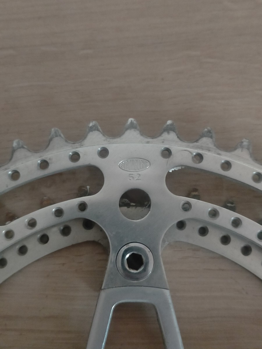 Pedalier Vélo De Route STRONGLIGHT Occasion - Plateau 42-52 Dents - Filetage 14x1.25