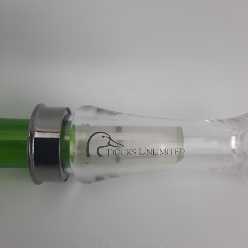 Buck Gardner Duck Call Double Reed Call Ducks Unlimited Green 4.5" - Picture 5 of 6