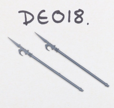 DARK ELDAR 2x LANCE SPEAR GAMES WORKSHOP WARHAMMER DE018