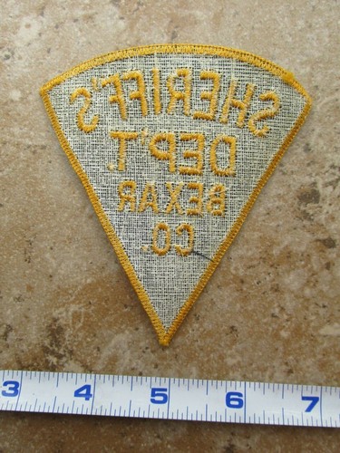 OBSOLETE Vintage State of Texas Bexar County Sheriff's Department Police Patch - Picture 2 of 2