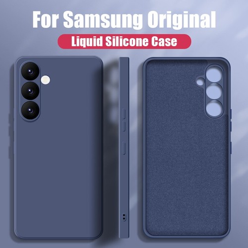 Funda de silicona líquida para Samsung S24 FE Ultra S23 S22 S21 cubierta blanda a prueba de golpes - Imagen 28 de 35