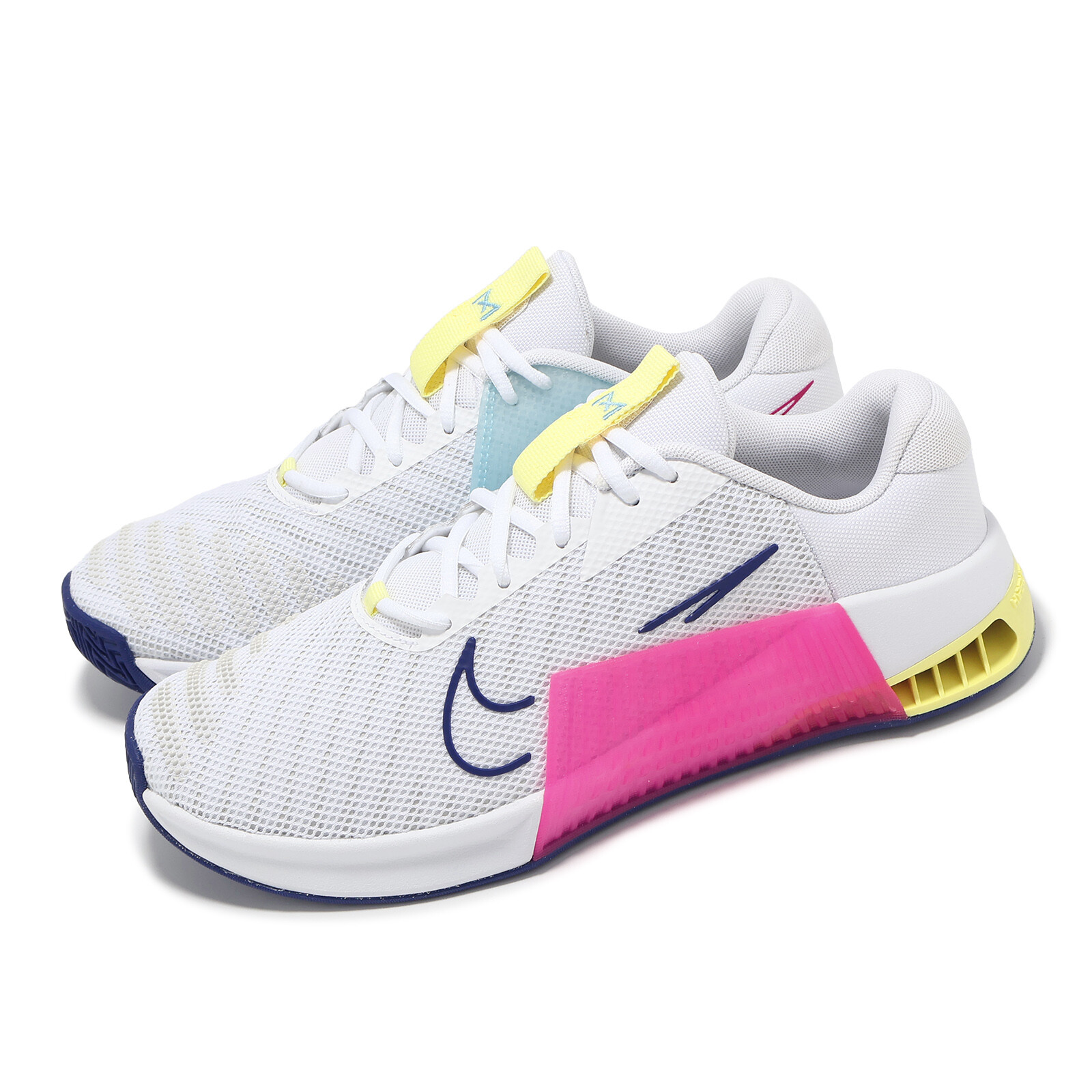 Мужская спортивная обувь для кроссовых тренировок Nike Metcon 9 White Fierce Pink DZ2617-102