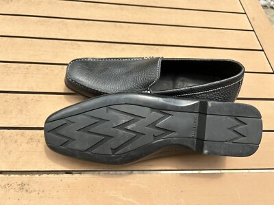 Offer! J.M. Weston Men US 7.5 Black Leather Slip On Split  display picture 3